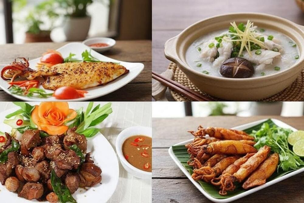 Đến Thiên Cầm có nhiều món ngon cho bạn thưởng thức.